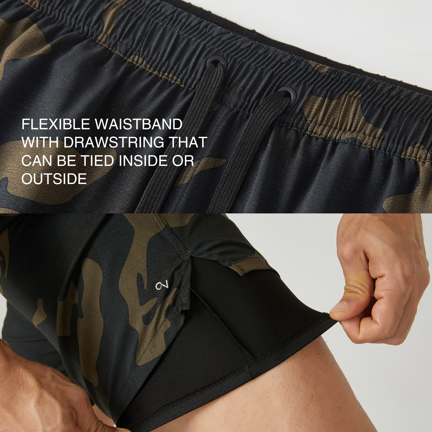 Combat Camo Swim Trunks