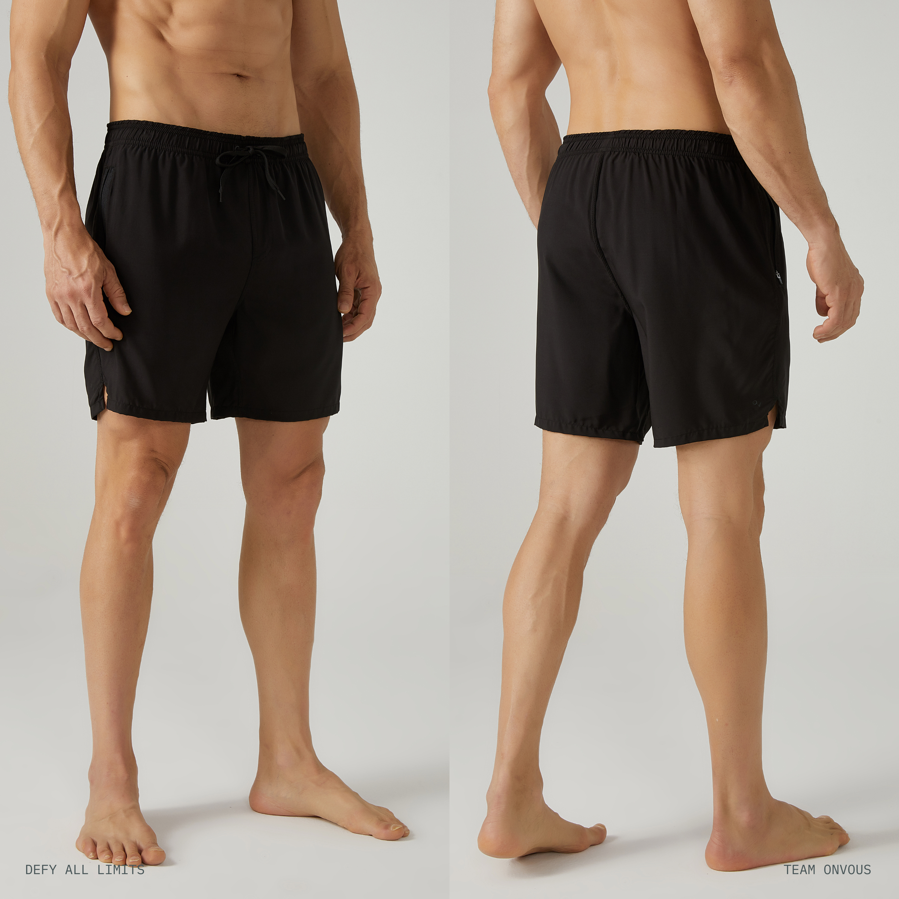 Black Swim Trunks