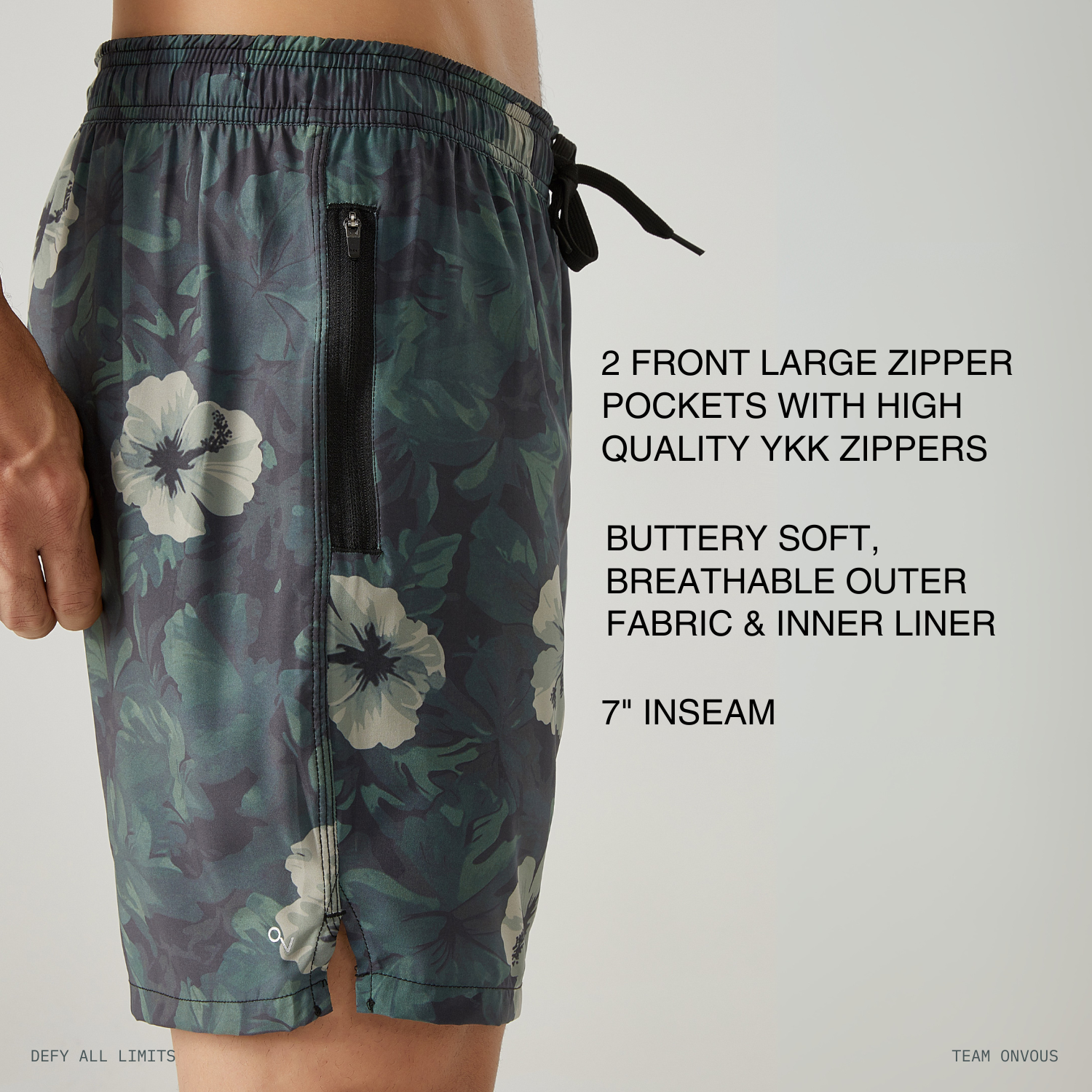 Floral Recon Swim Trunks