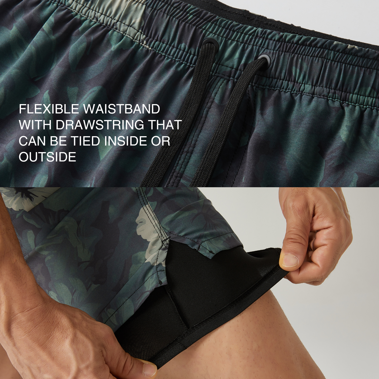Floral Recon Swim Trunks