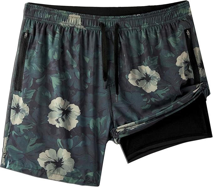 Floral Recon Swim Trunks