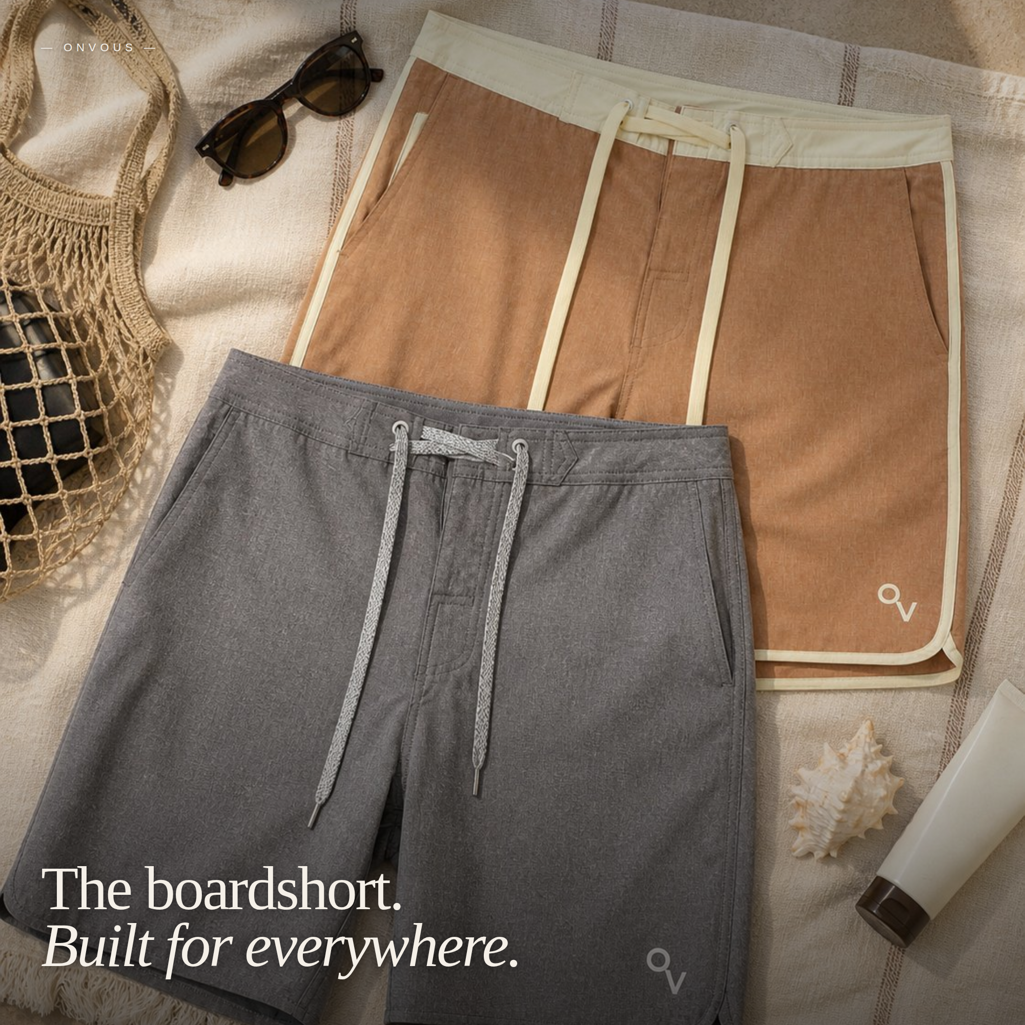 Board Shorts - Tan