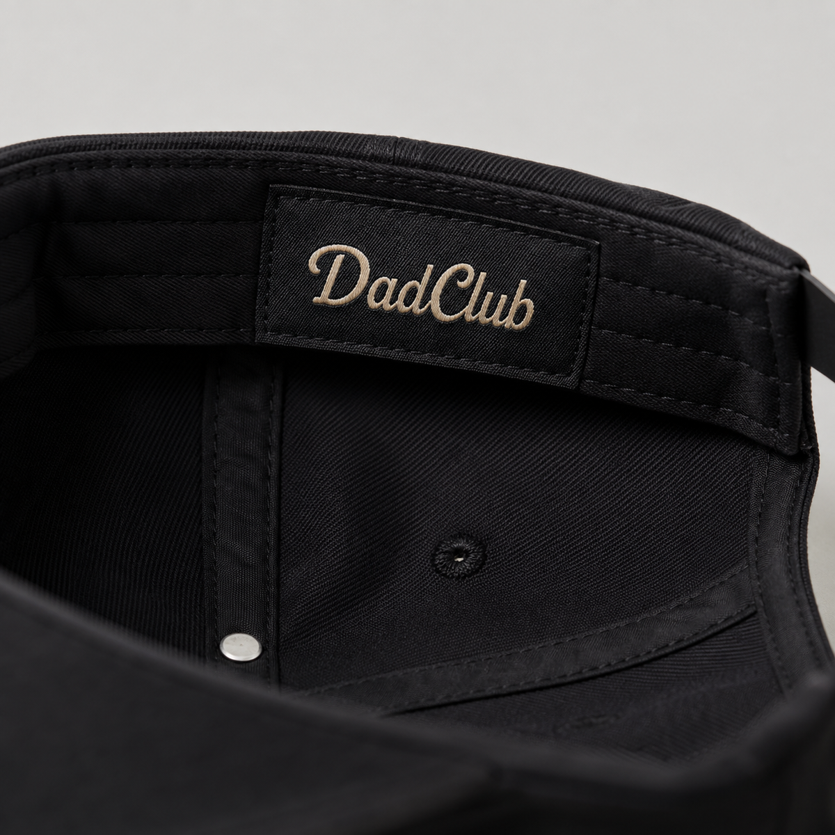 Dad Club Hat — Black